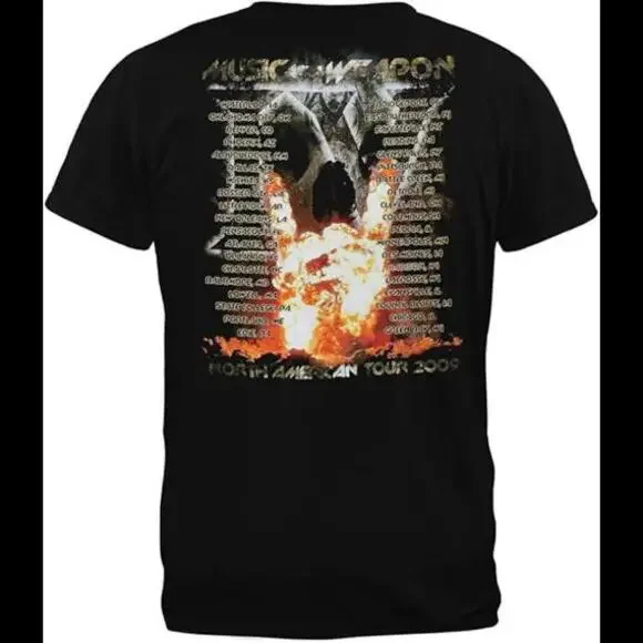 VTG Distrubed Tour Merch - Music As A Weapon Tour 2009 IV XL - Picture 1 of 5